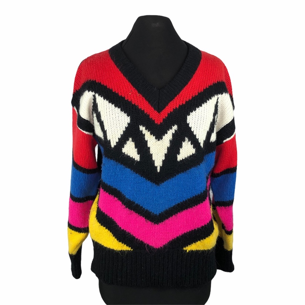 VTG Avon Fashions 80's colorblock Sweater